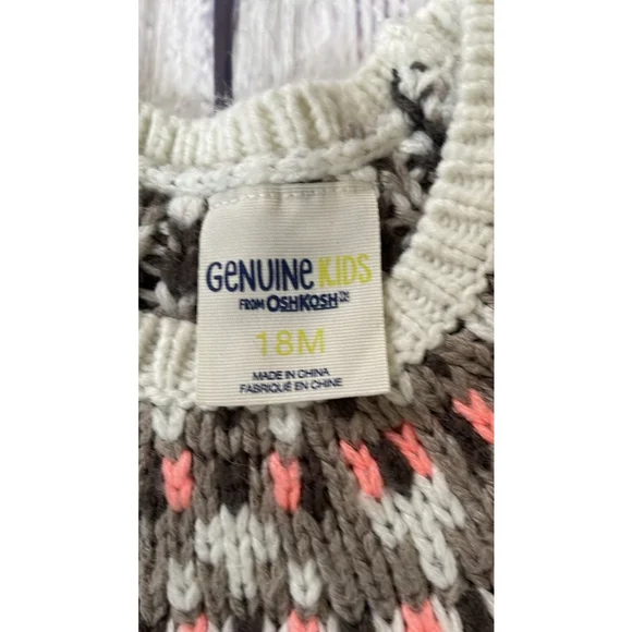 Oshkosh infant girls sweater size 18 months - Picture 4 of 5